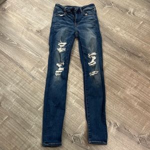 American Eagle Hi Rise Jeggings Jeans